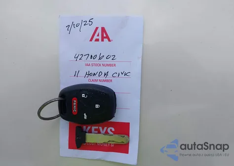 2011 Honda Civic Lx z USA, uszkodzony, nr VIN 2HGFA1F51BH303594